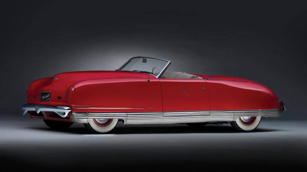 Chrysler Thunderbolt Classic Red Roadster wallpaper