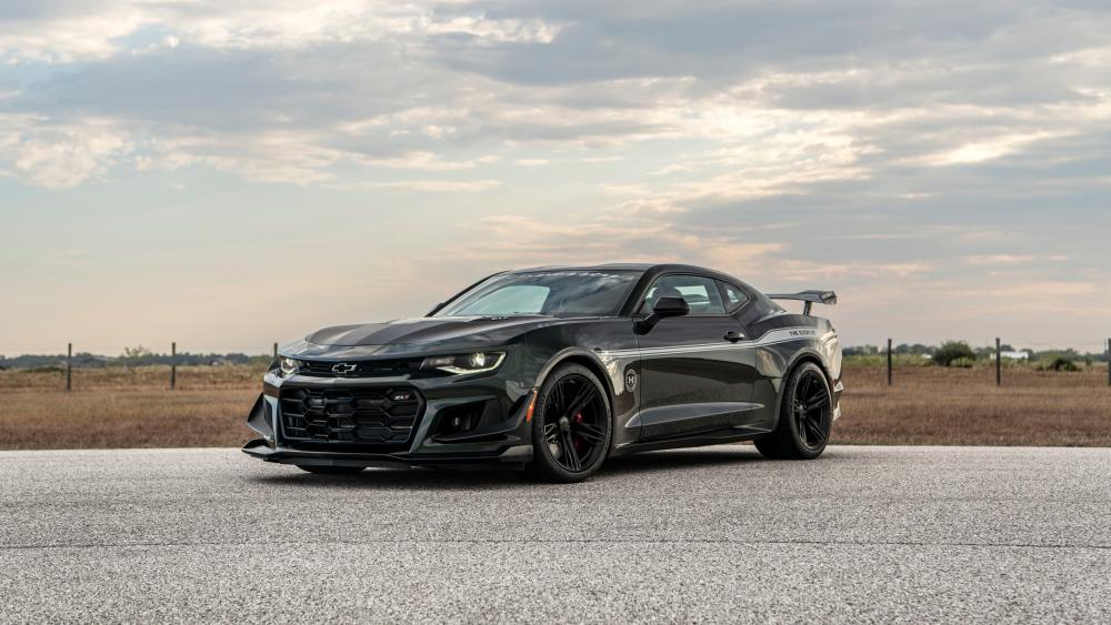 Hennessey Exorcist Camaro On Open Road wallpaper