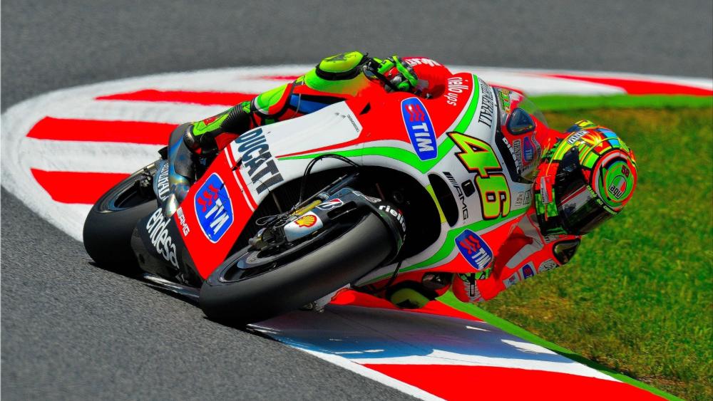Ducati MotoGP Corner Attack wallpaper