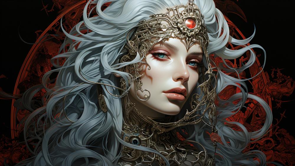 Eternal Gothic Queen of Shadows wallpaper