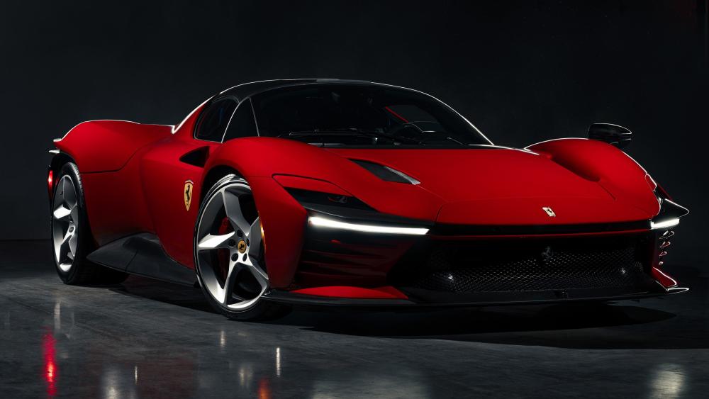 Ferrari Daytona SP3 Red Beast wallpaper