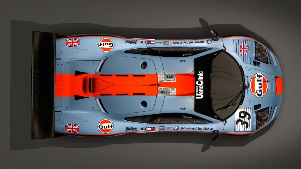 Gulf Livery McLaren F1 GTR Longtail wallpaper