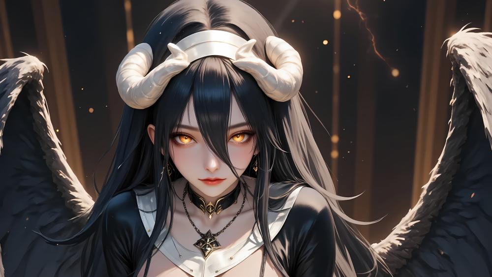 Gothic Demoness of the Dark Halo wallpaper