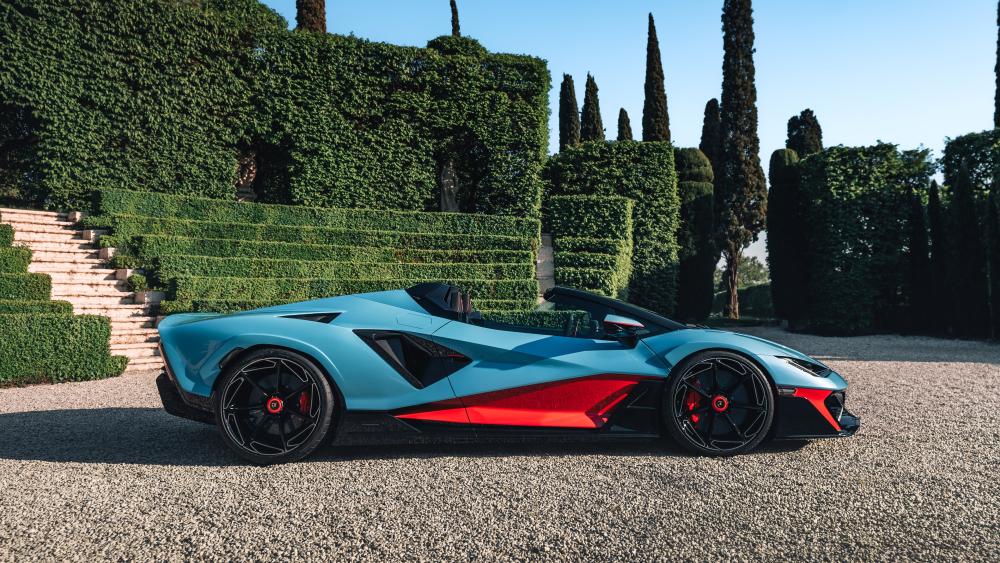 Lamborghini Fenomeno Roadster in Garden Light wallpaper