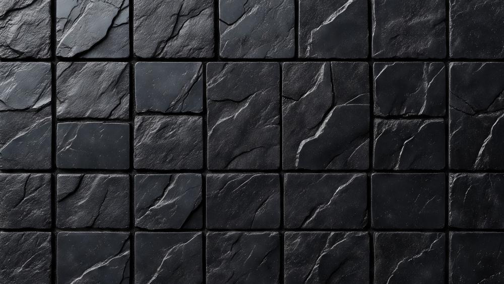 Midnight Marble Mosaic wallpaper