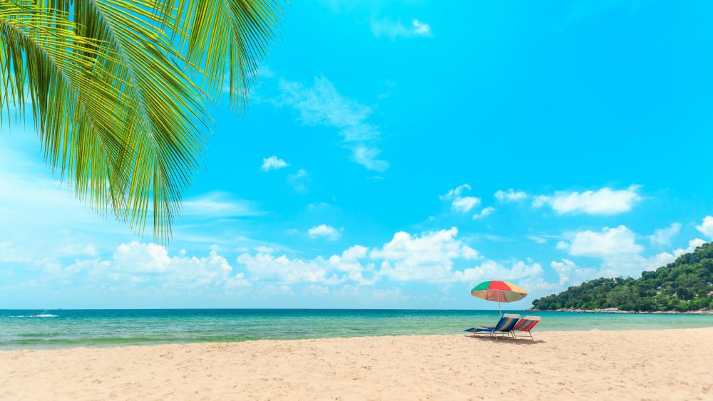 Serene Tropical Escape at Karon Beach wallpaper