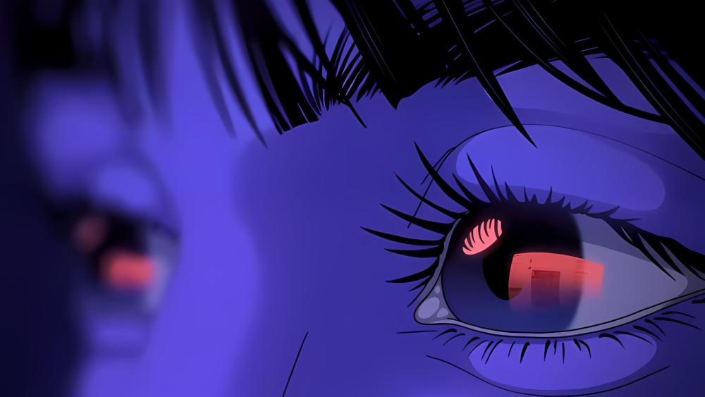 Electric Anime Eyes wallpaper