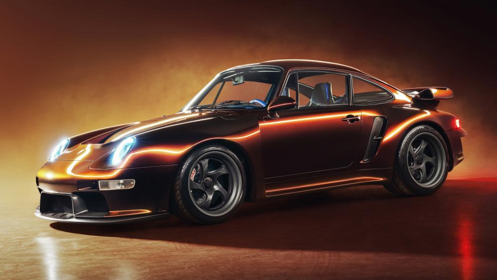 Midnight Porsche Glow wallpaper
