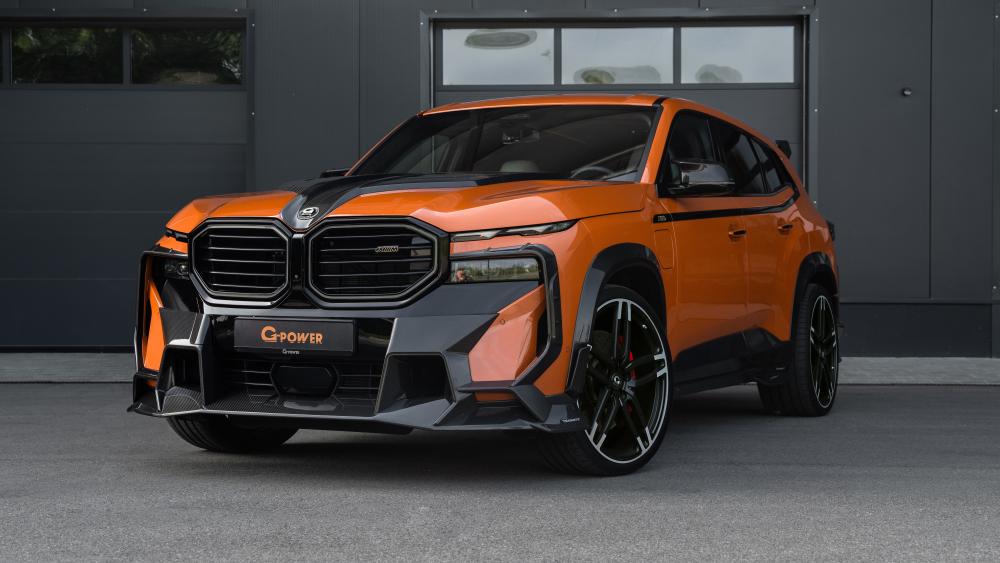 G Power BMW XM Label in Orange wallpaper