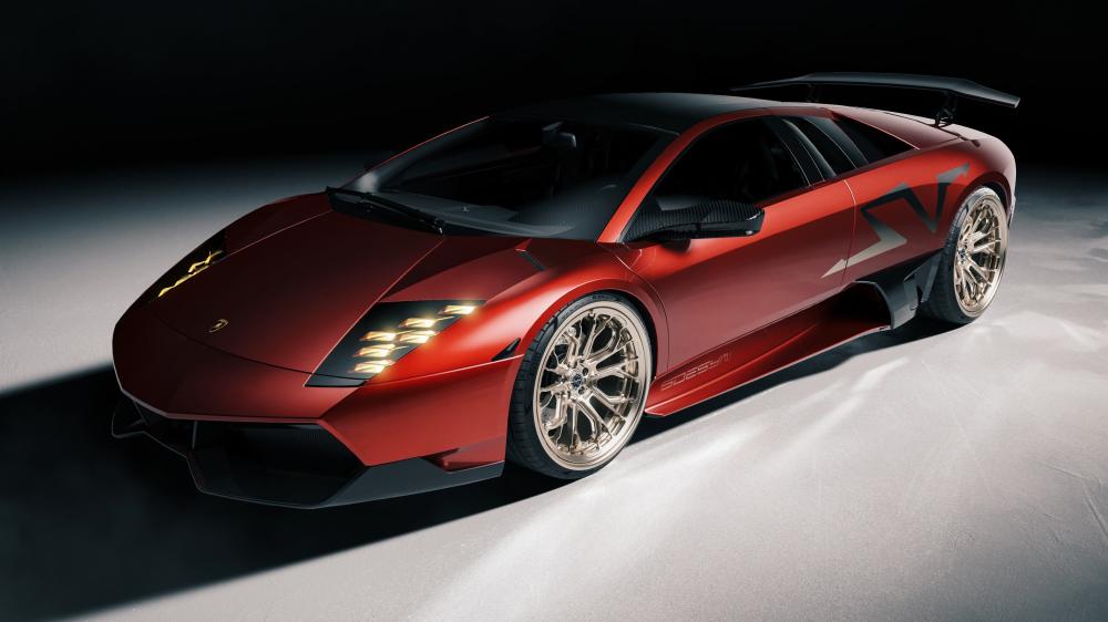 Lamborghini Murcielago Red Beast wallpaper