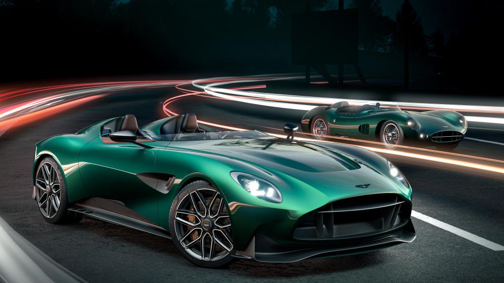 Aston Martin DBR22 Neon Roadster wallpaper