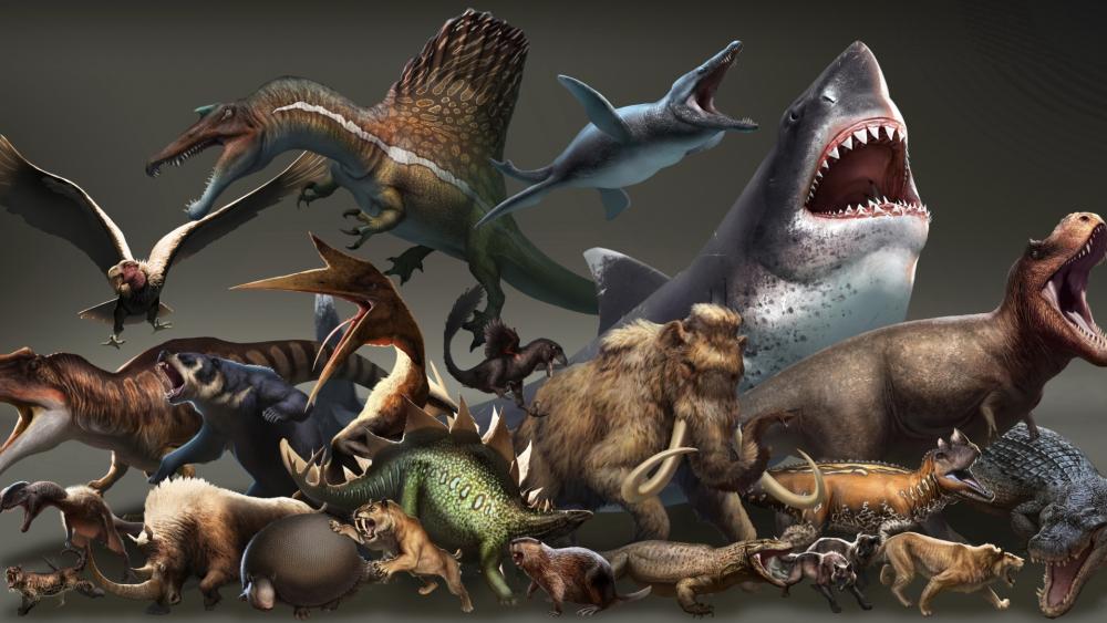 Primeval Fantasy Beasts wallpaper