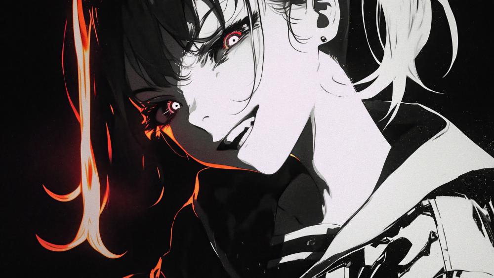 Gothic Whisper in the Shadows wallpaper