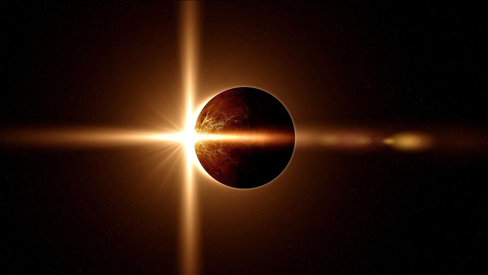 Celestial Eclipse Glow wallpaper