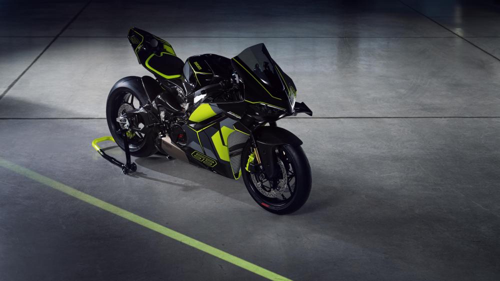Lamborghini Inspired Ducati Hyperbike wallpaper