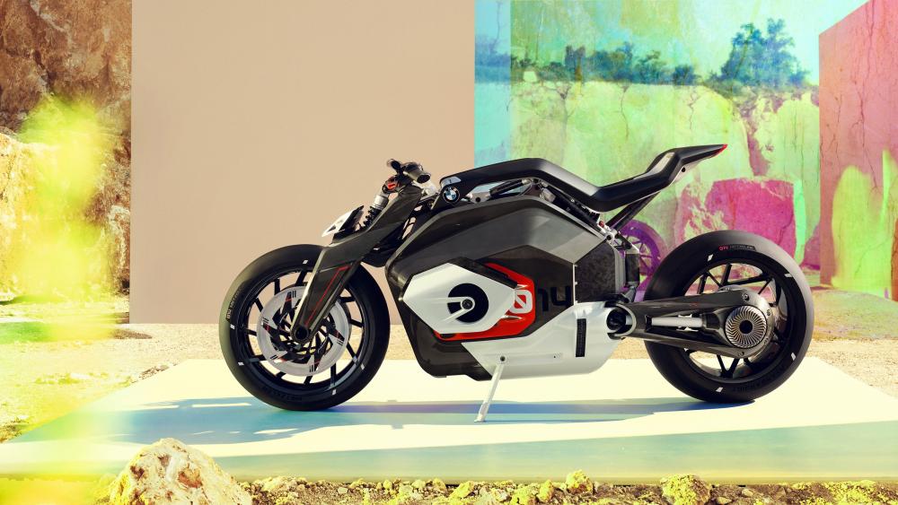 BMW Vision DC Roadster Futuristic Electric Bike wallpaper