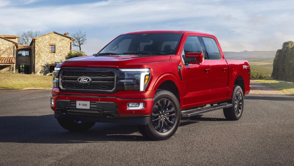 Ford F 150 Lariat Black FX4 Off Road Power wallpaper
