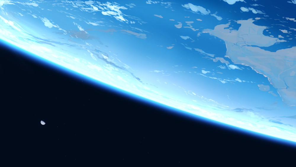 Celestial Horizon Above Earth wallpaper