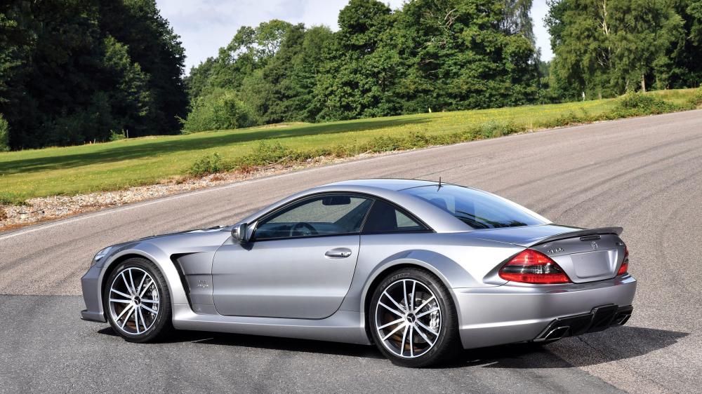 Mercedes-Benz SL-Class Silver Grand Tourer wallpaper