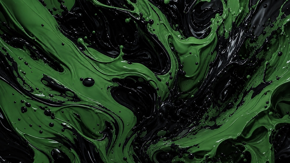 Emerald Vortex Drift wallpaper