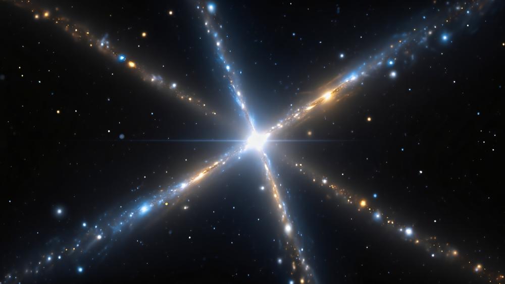 Cosmic Filament Nexus wallpaper