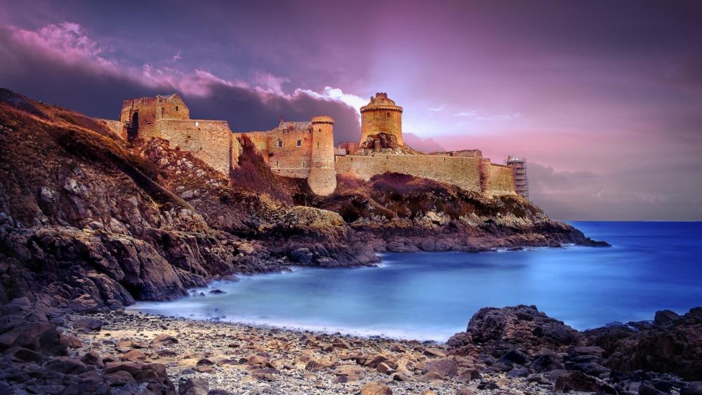 Fort la Latte Over the Atlantic wallpaper