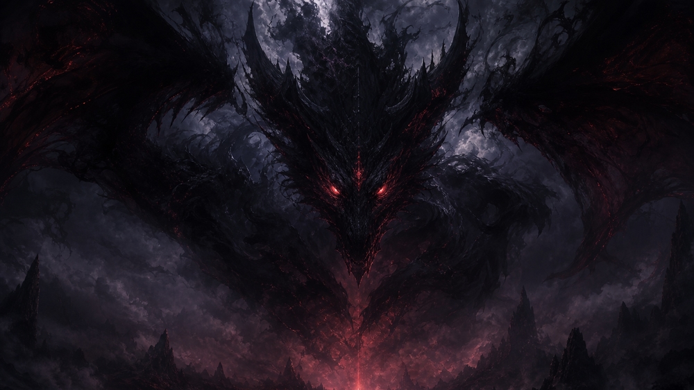 Infernal Dragon Rising wallpaper