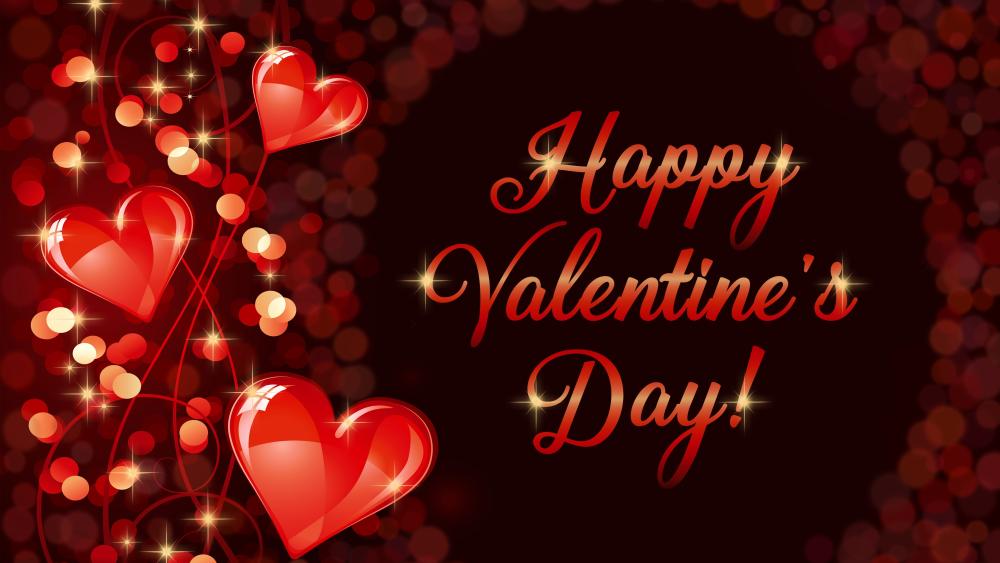 Romantic Valentine Heart Glow wallpaper