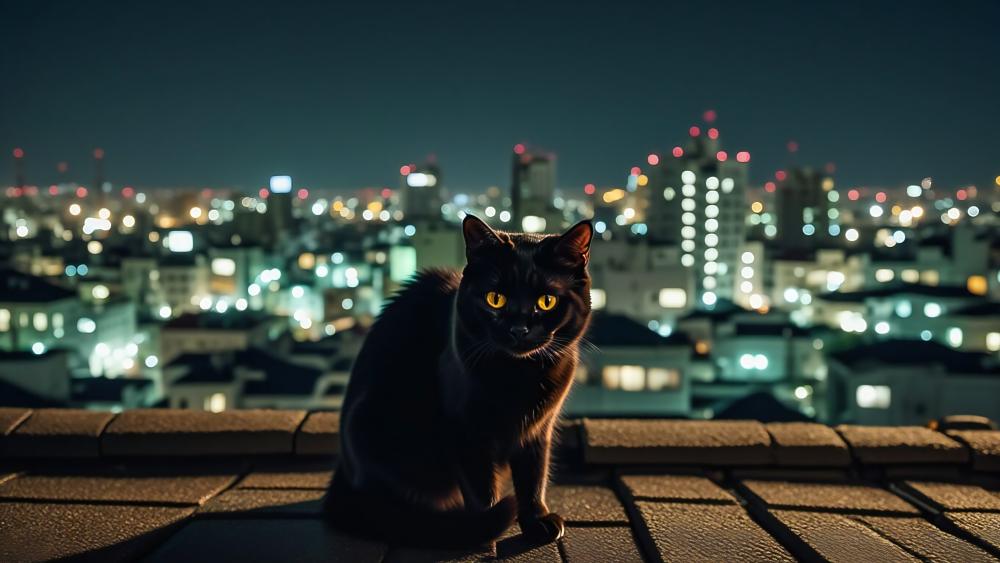 A Cat And Her Domain wallpaper