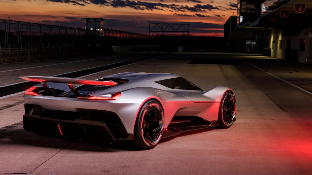Chevrolet Corvette CX Vision Gran Turismo Rear Profile wallpaper