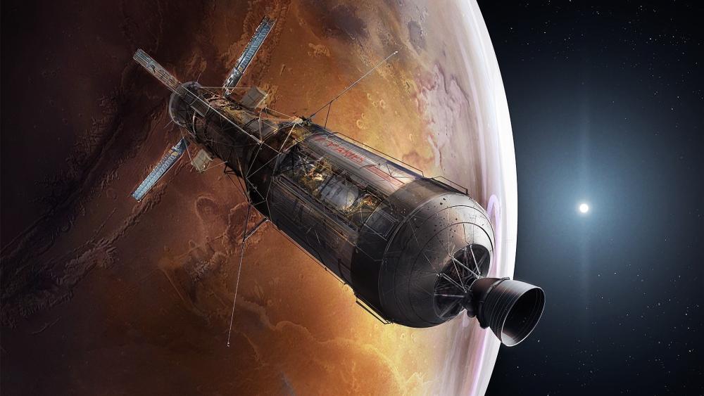 Marsbound Sky Vessel wallpaper