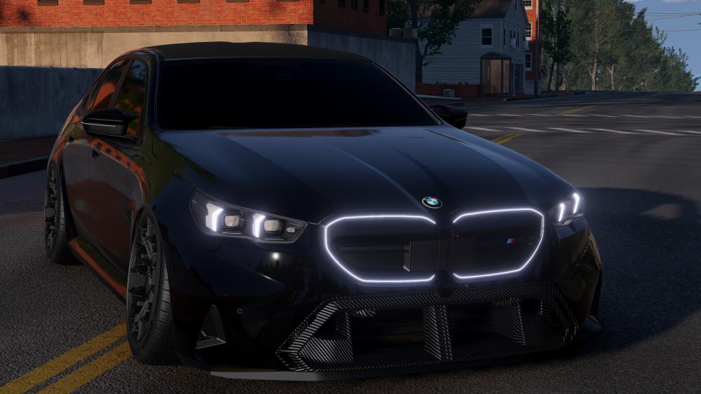 BMW M5 G90 Night Street Presence wallpaper