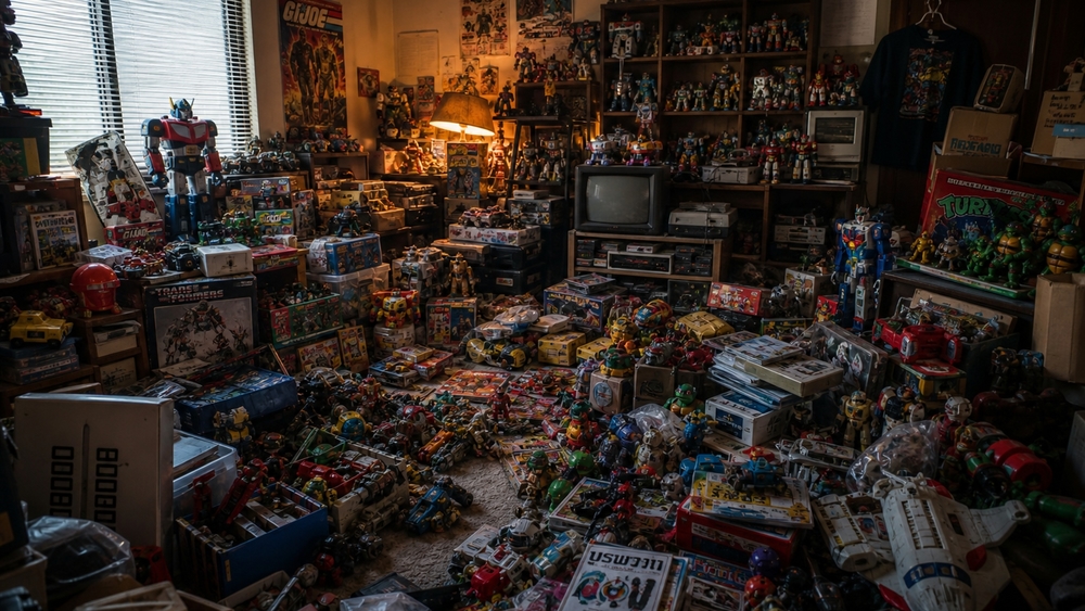 Nostalgic Toy Collector Haven wallpaper