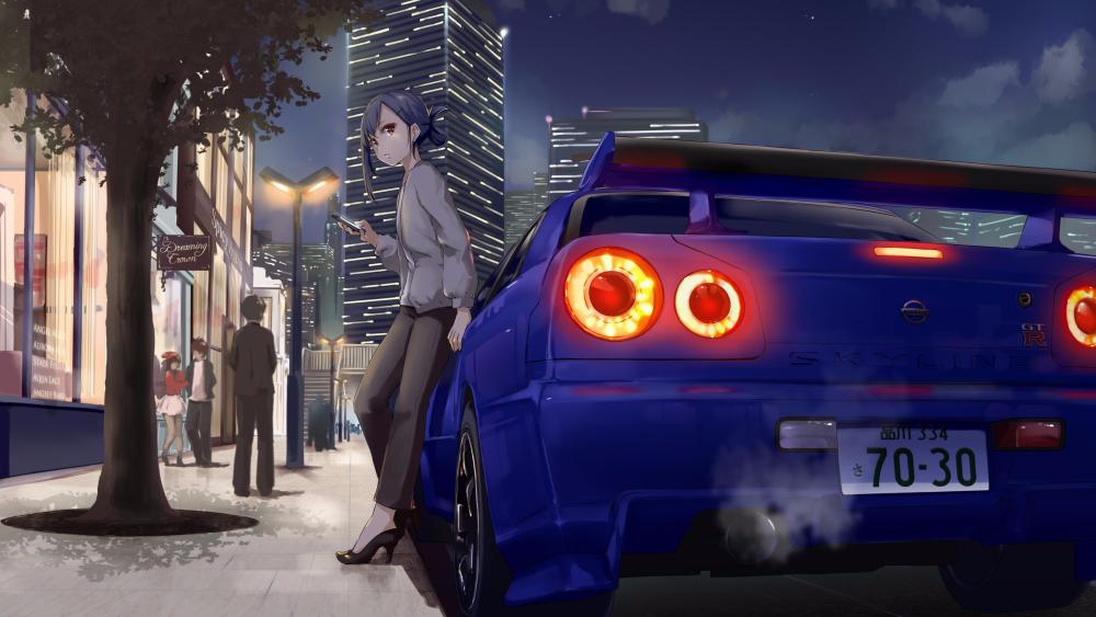 Midnight Skyline Escape wallpaper