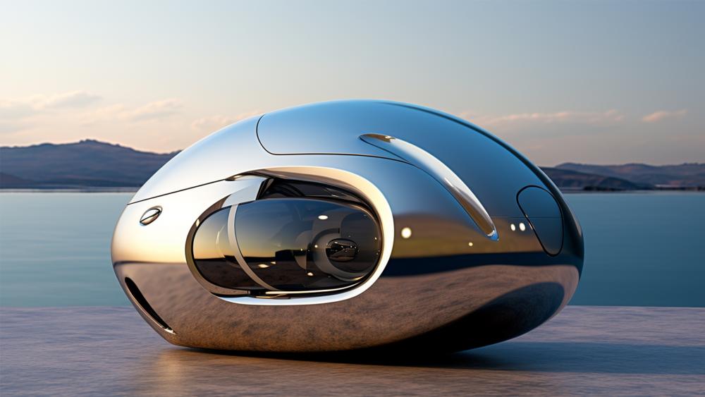 Chrome Dream Pod wallpaper