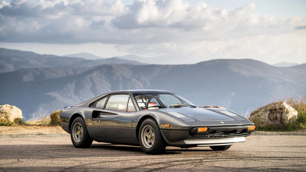 Ferrari 308 GTS Silver Mountain Drive wallpaper