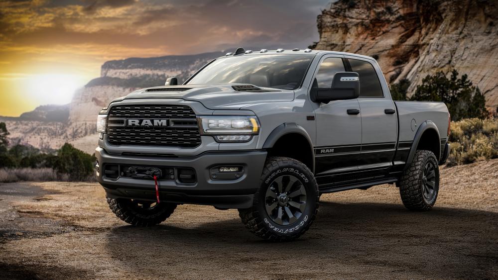 Ram 2500 Power Wagon Mountain Sunset wallpaper