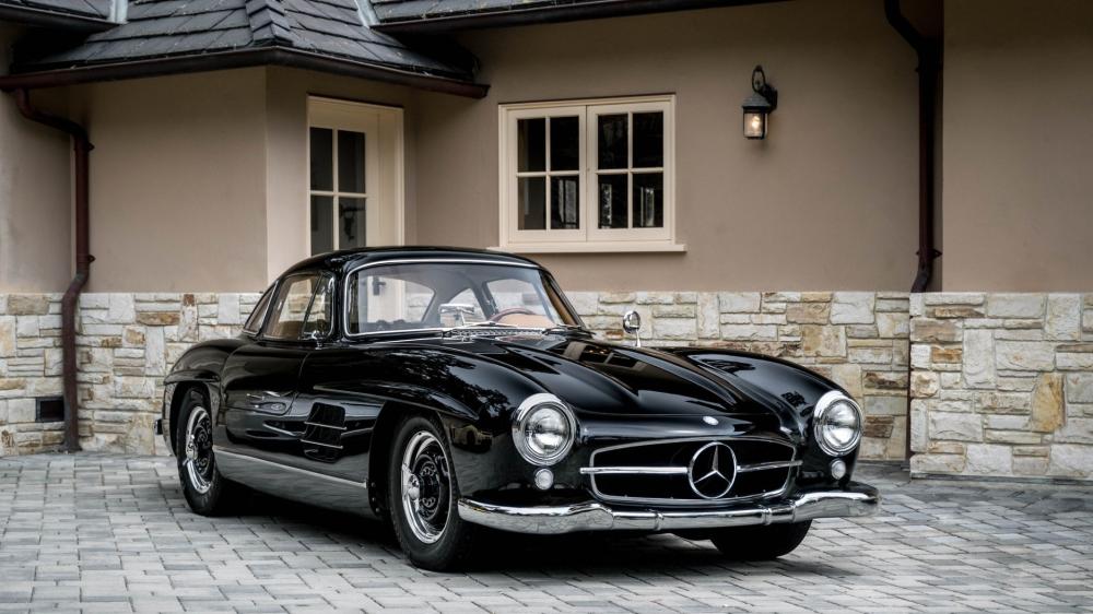 Mercedes-Benz 300SL Black Grand Tourer wallpaper