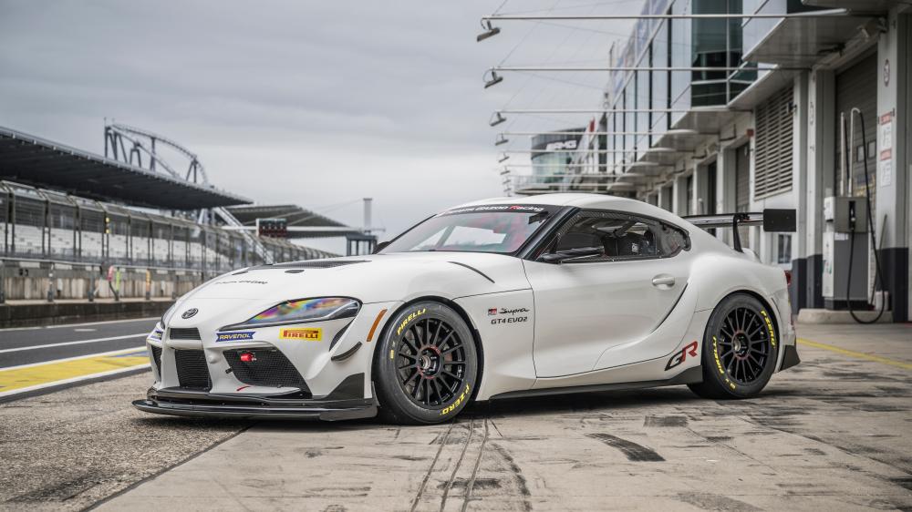 Toyota GR Supra GT4 EVO2 Racing Beast wallpaper