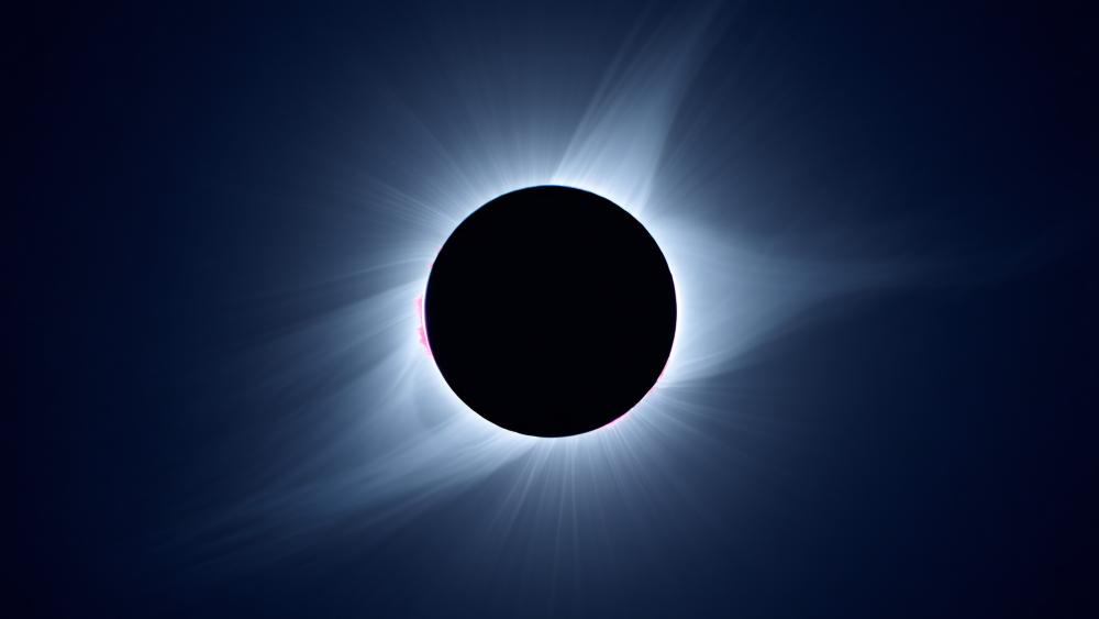 Celestial Eclipse Halo wallpaper