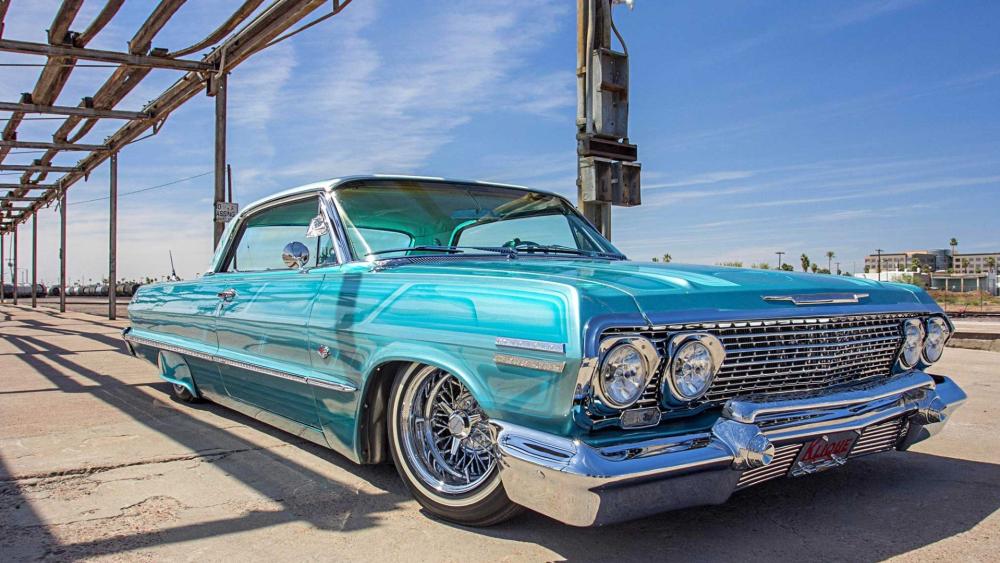 Classic Chevy Impala Lowrider wallpaper