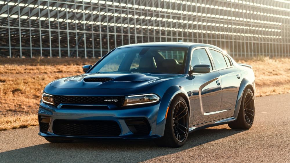 Dodge Charger SRT Hellcat On Open Road wallpaper