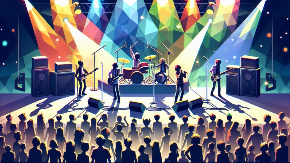 Electric Concert Night wallpaper