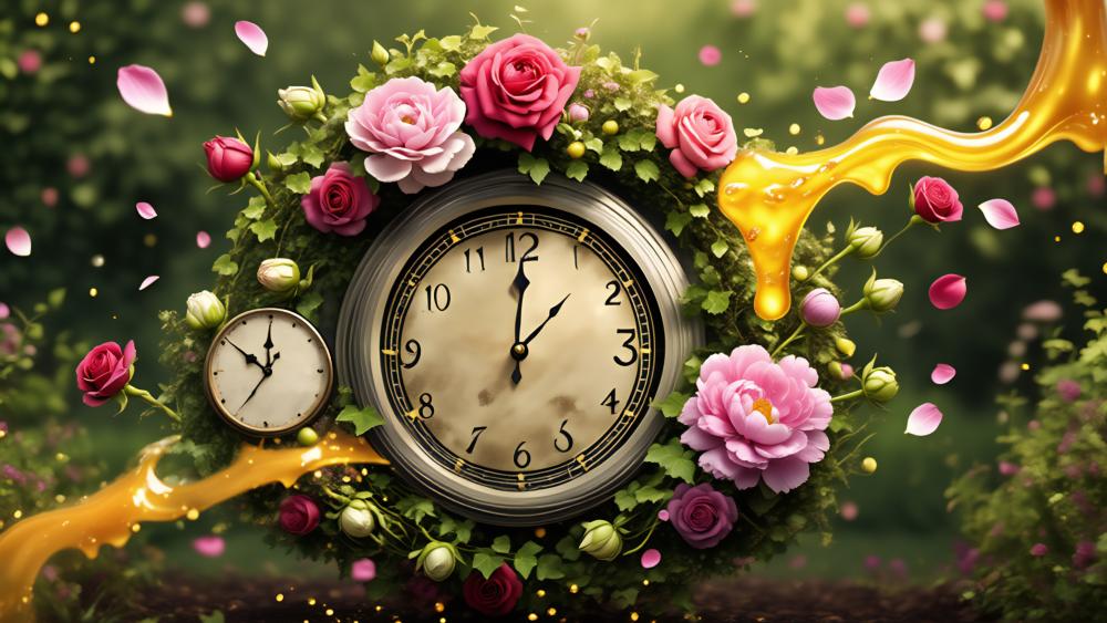 Floral Time Dreamscape wallpaper