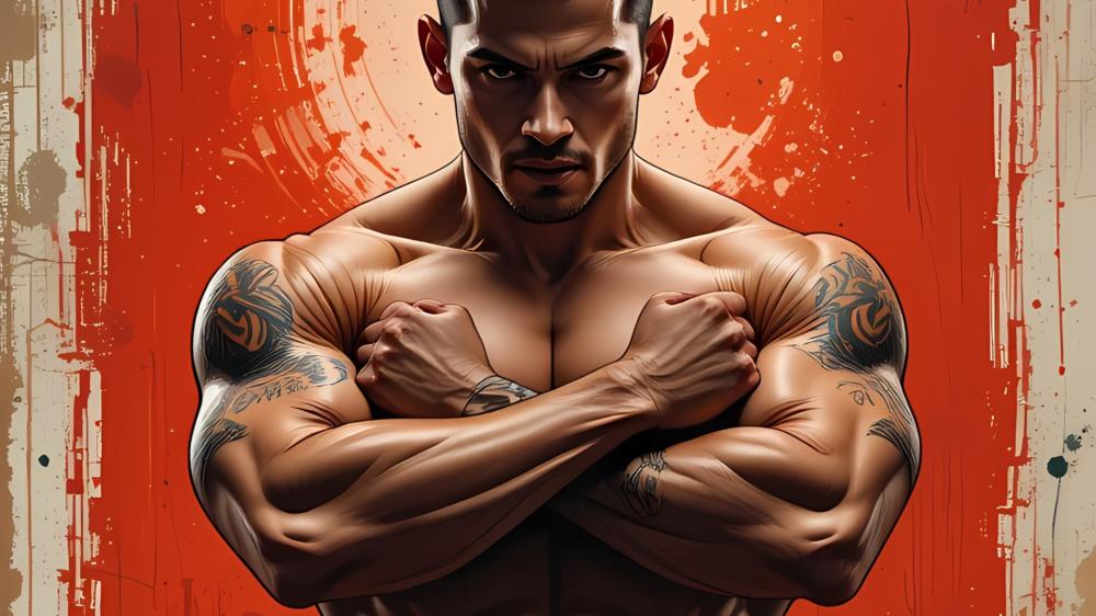 Tattooed Titan of Resolve wallpaper