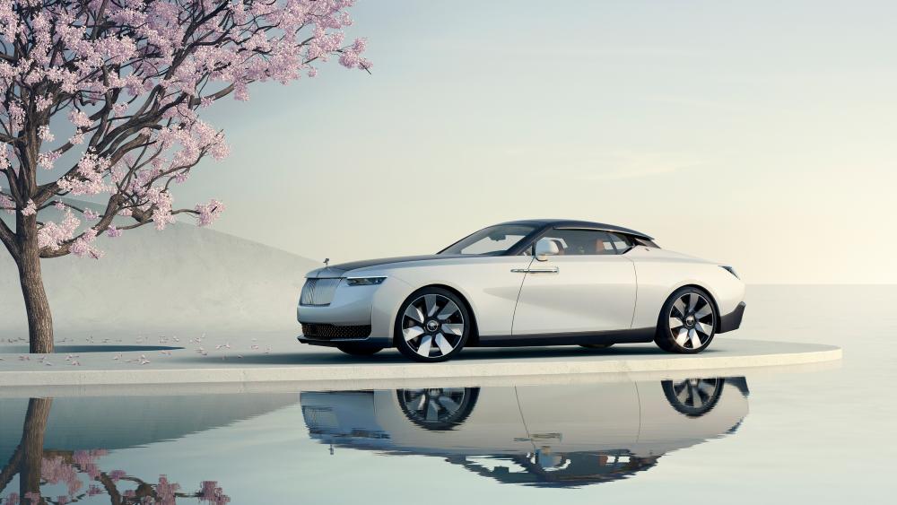 Cherry Blossom Luxury Dreamcar wallpaper