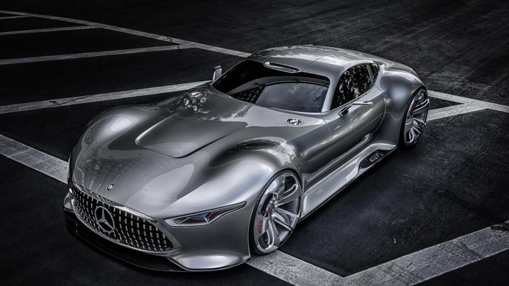 Mercedes AMG Vision Gran Turismo Silver Beast wallpaper