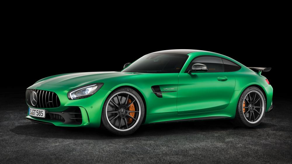 Emerald Green Mercedes AMG GT wallpaper