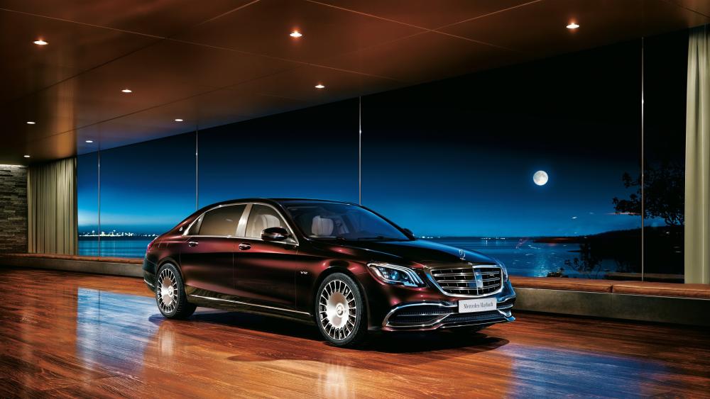 Mercedes Benz S Class Night Luxury wallpaper