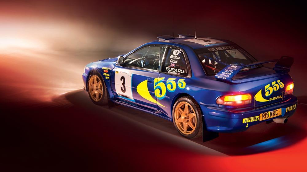Classic Subaru Rally Legend wallpaper
